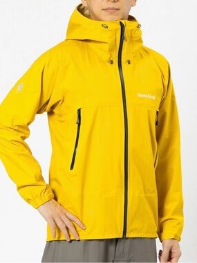 Montbell Storm Cruiser Jacket Hoodie Men Small Waterproof Climbing Yellow